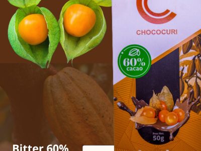 Chocolate con Aguaymanto 60% de Cacao 50g