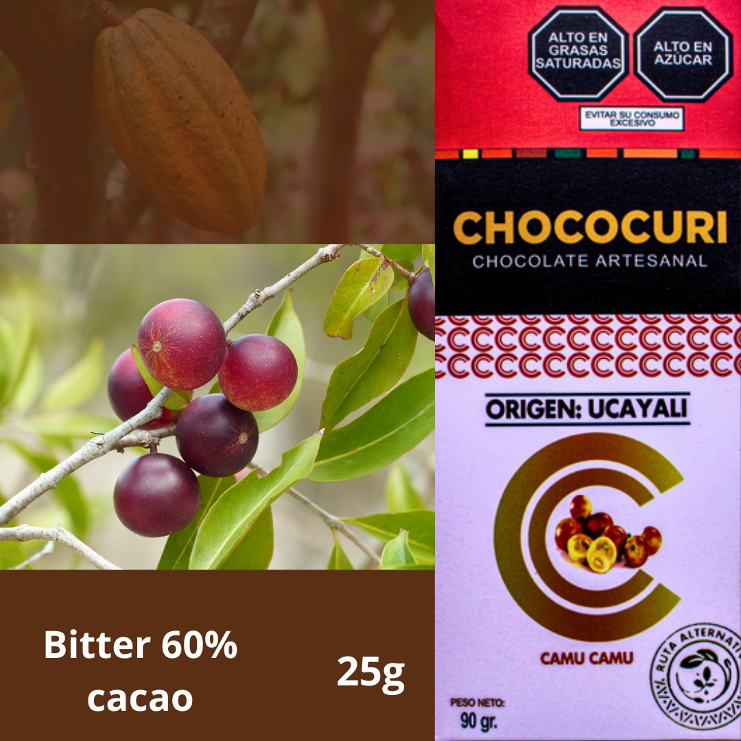 Chocolate con Camu Camu 60% de Cacao 35g