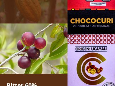 Chocolate con Camu Camu 60% de Cacao 50g