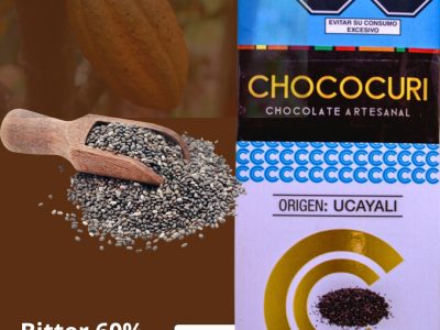 Chocolate con Chía 60% de Cacao 50g