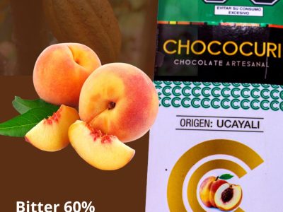 Chocolate con Durazno 60% de Cacao 35g