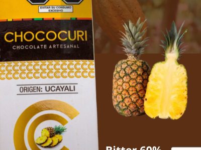 Chocolate con Piña 60% de Cacao 50g